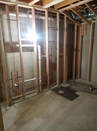 Enterprise Plumbing - Residential Basement Bathroom