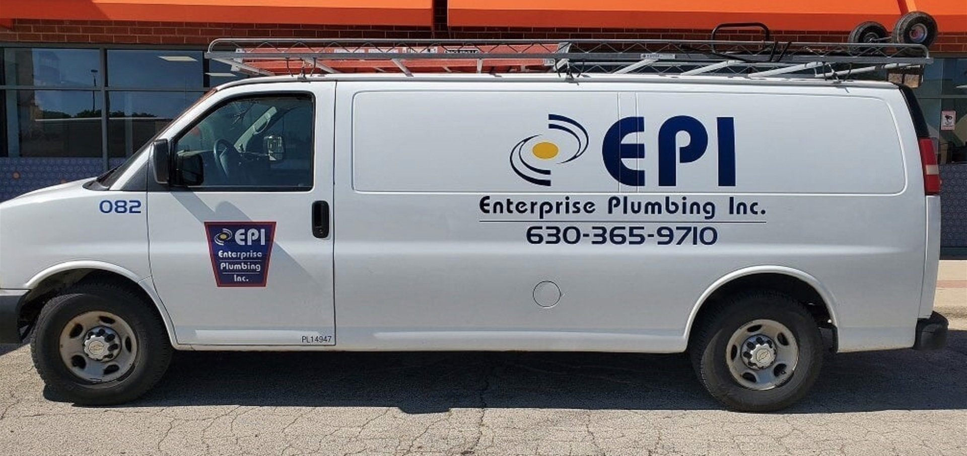 Enterprise Plumbing White Van